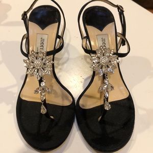 Jimmy Choo Crystal embellished heels